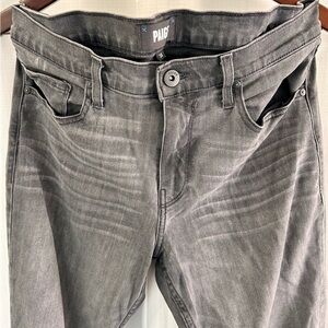 PAIGE Lennox Men's Charcoal Slim Jeans